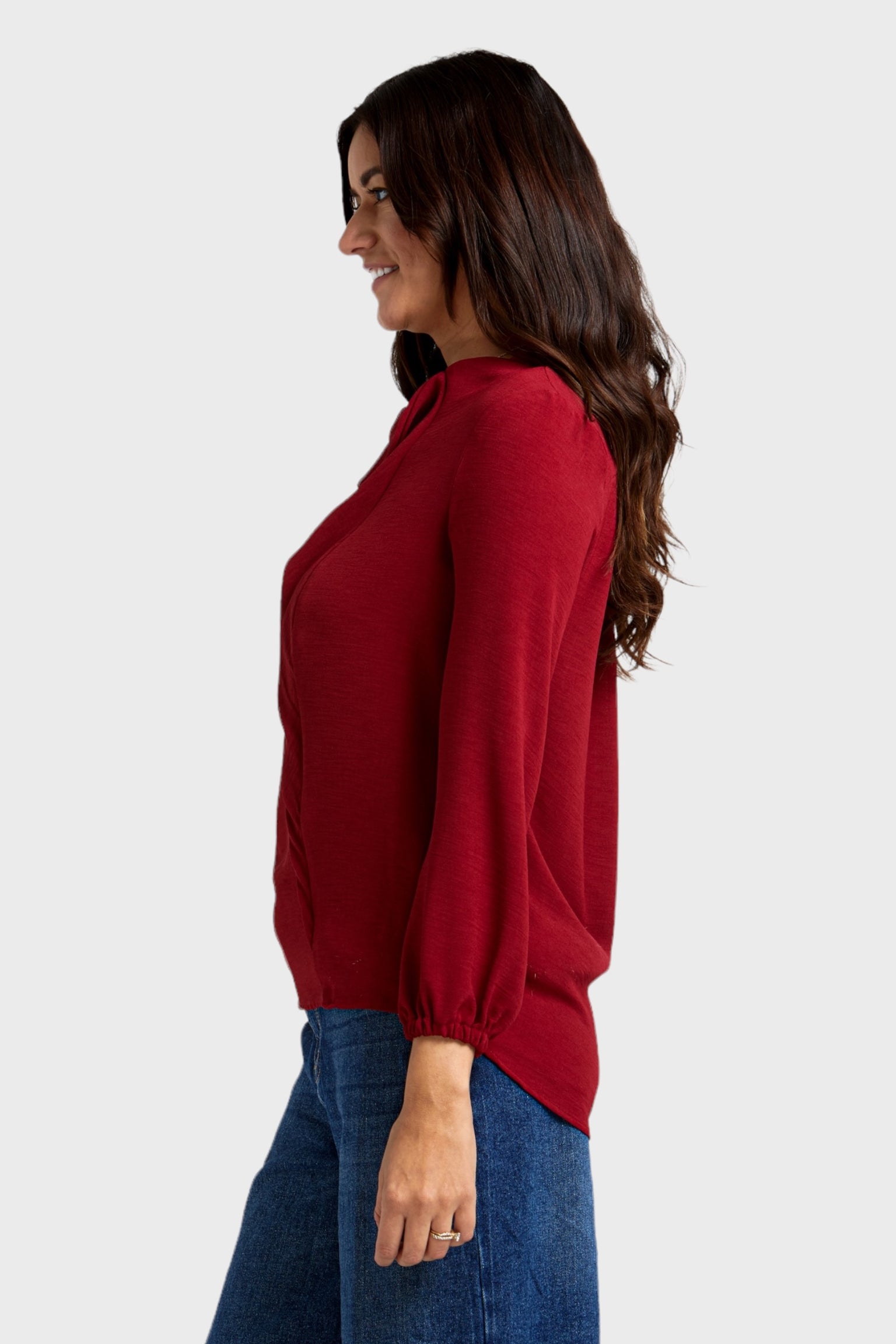 Italy Moda – Elegant Cotton Shirt with Removable Scarf