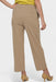 Andrea Pleated Cropped Tencel Pants by Marise Eco Couture Italian Women's Fashion- Back View