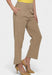 Andrea Pleated Cropped Tencel Pants by Marise Eco Couture Italian Women's Fashion- Side 1 View