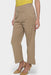 Andrea Pleated Cropped Tencel Pants by Marise Eco Couture Italian Women's Fashion- Side 2 View