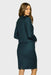 Audrey Blue Marine Jacket & Skirt Suit Set by Sara Sabella Italian Women's Fashion