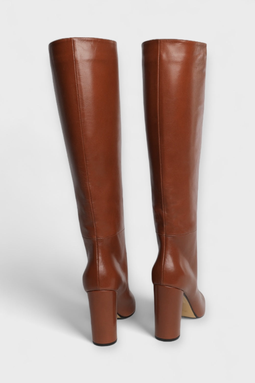 Brandy Caramel Knee High Boots  by Marco Cinosi Italian Women's Shoes