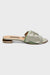 Kaila Green Suede Slide Sandal by Danilo di Lea Italian Women's Shoes