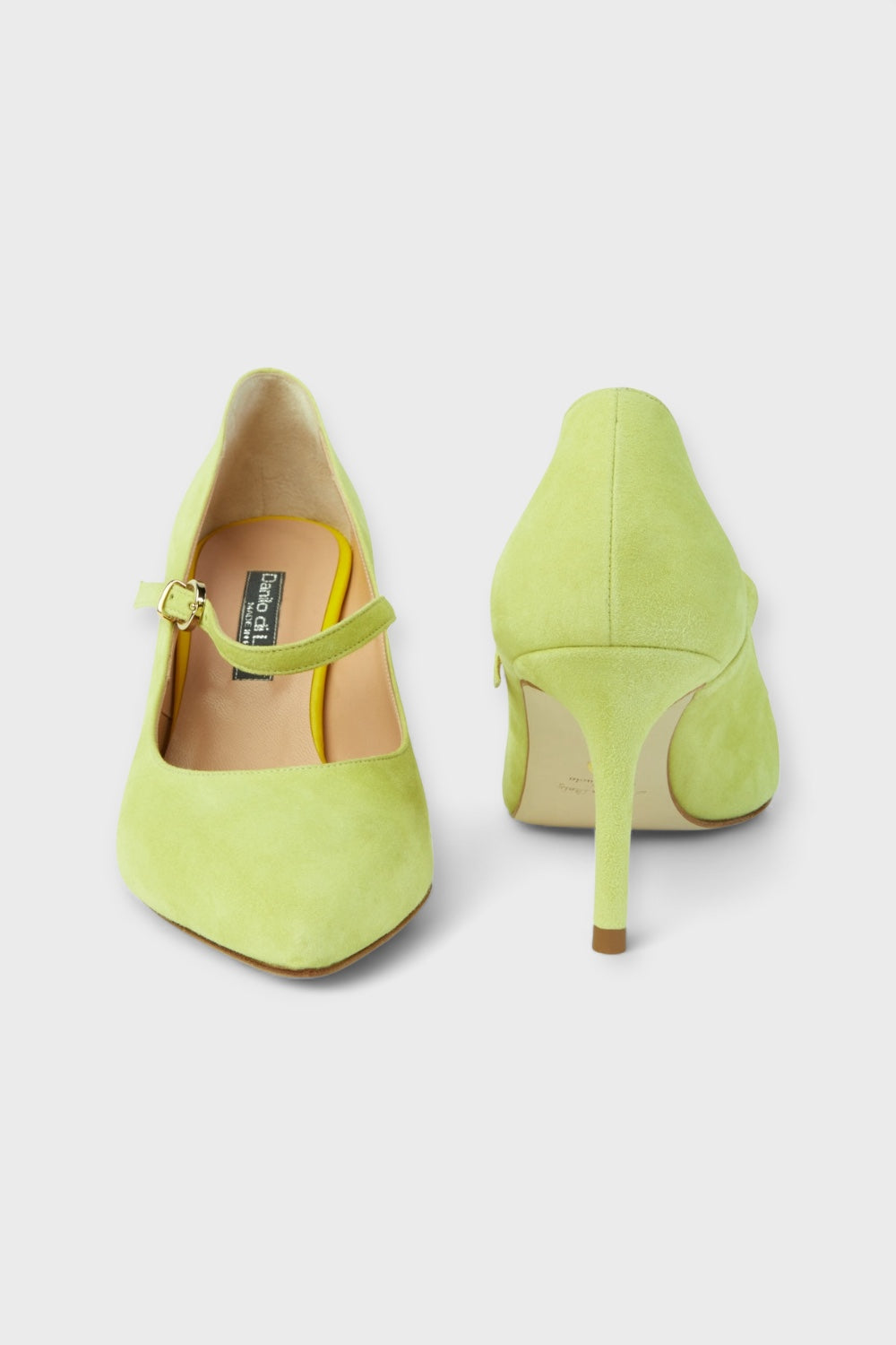 Mary Jane Green Suede Pumps | Italian Women's Shoes 39 / Green Mary Jane Green Suede Pumps | Italian Women's Shoes 39 / Green