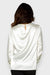 Michaela Cream Satin Cuffed Long Sleeve Blouse Top by Sara Sabella Italian Women's Clothing