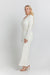 Marisé Eco . Couture DRESSES Mara Ivory Belted Bamboo Maxi Dress Large
