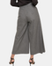 Marisé Eco . Couture Milan Grey Crepe Pocket Wool Pants- Italian Women's Clothing