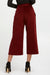 Marise Eco Couture Sistine Burgundy Corduroy Wide-Leg Pants Back- Made in Italy