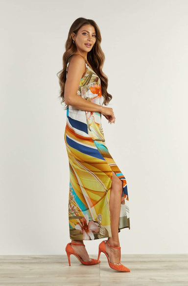 Annaré DRESSES Scilla Floral Print Sheath Maxi Dress