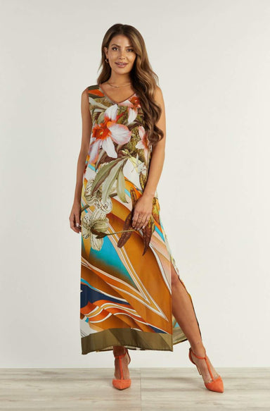 Annaré DRESSES Scilla Floral Print Sheath Maxi Dress