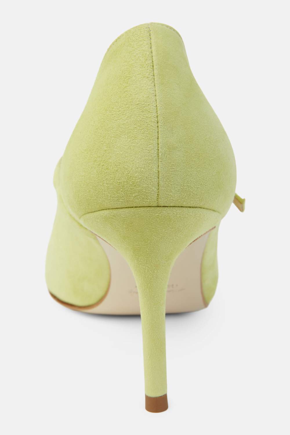 Danilo di Lea by Roselina SHOES Mary Jane Green Suede Pointed Heels