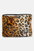 Marina Milani BAGS Sancia Eco Fur Leopard Print Shoulder Bag