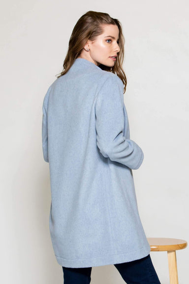 Marisé Eco . Couture JACKET Alps Soft Blue Wool Coat