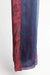 My Scarf In a Box SCARF Red Venetian Lagoon Blue And Red Cashmere Print Silk Scarf