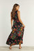 Sara Sabella DRESSES Cassi Floral Print Thigh Split Maxi Dress