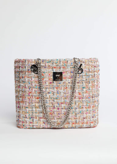 TailorYourChoiceS BAGS Abree Spring Interchangeable Tweed Fabric Medium Bag