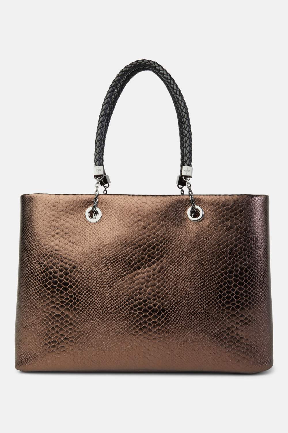 TailorYourChoiceS BAGS Brown Abree Brown Interchangeable Python Print Tote Bag